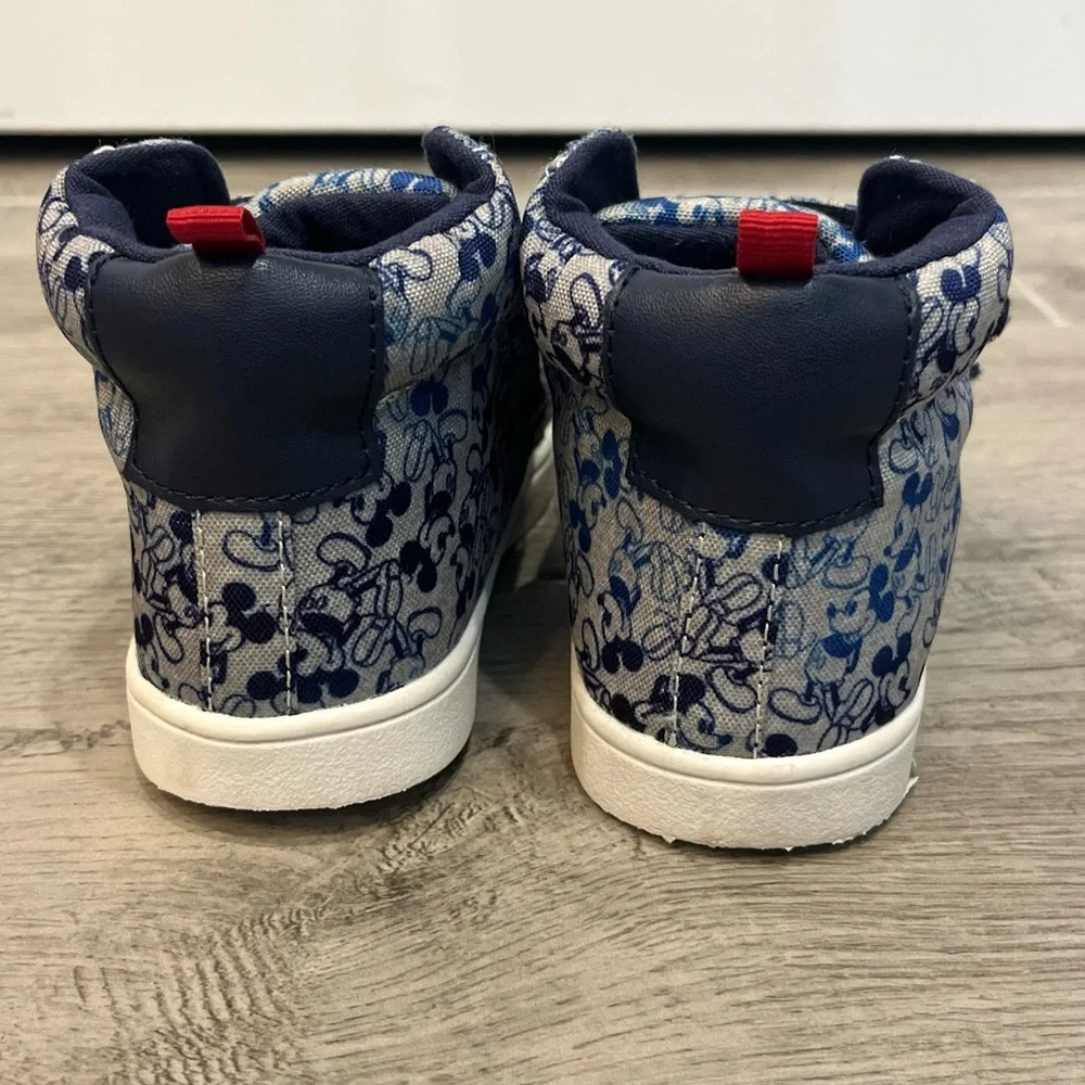 Baby Gap Disney High Top Sneakers Mickey Mouse‎ Little Kid Size 10 Disney Shoes
